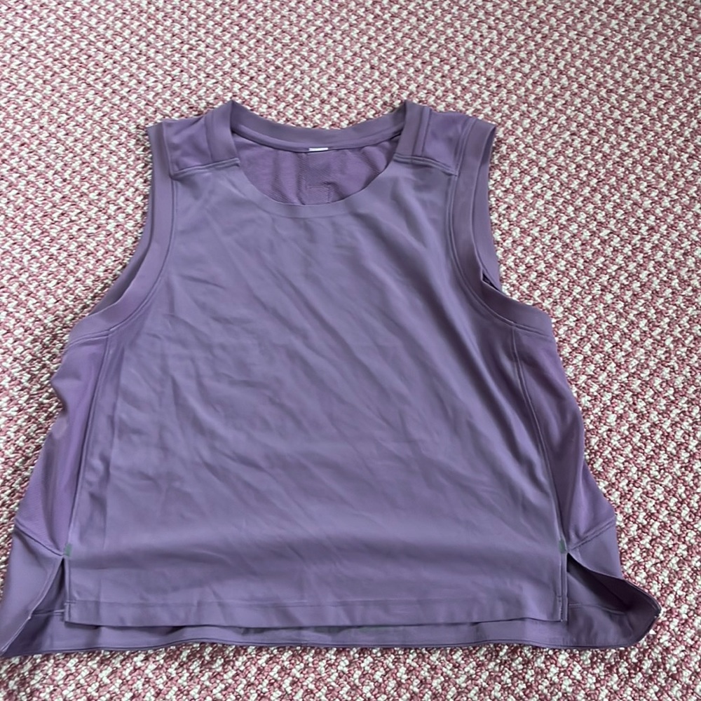 LULULEMON purple tank top size S